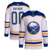 Män Ishockey Buffalo Sabres tröja med eget tryck Adidas 2023-24 Vit Borta Authentic